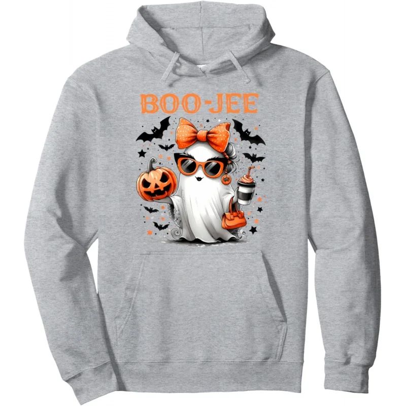 Pumpkin spice enthusiast Buji Halloween pullover hooded sweatshirt