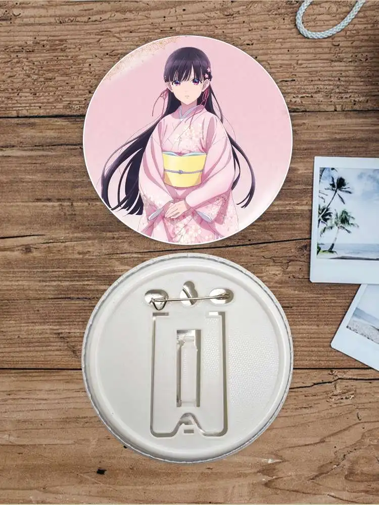 Saimori Miyo Kudou Kiyoka Game Anime Character Badge Brooch anchor Peripherals Pin Customize PersonalizedFashion Accessories DIY