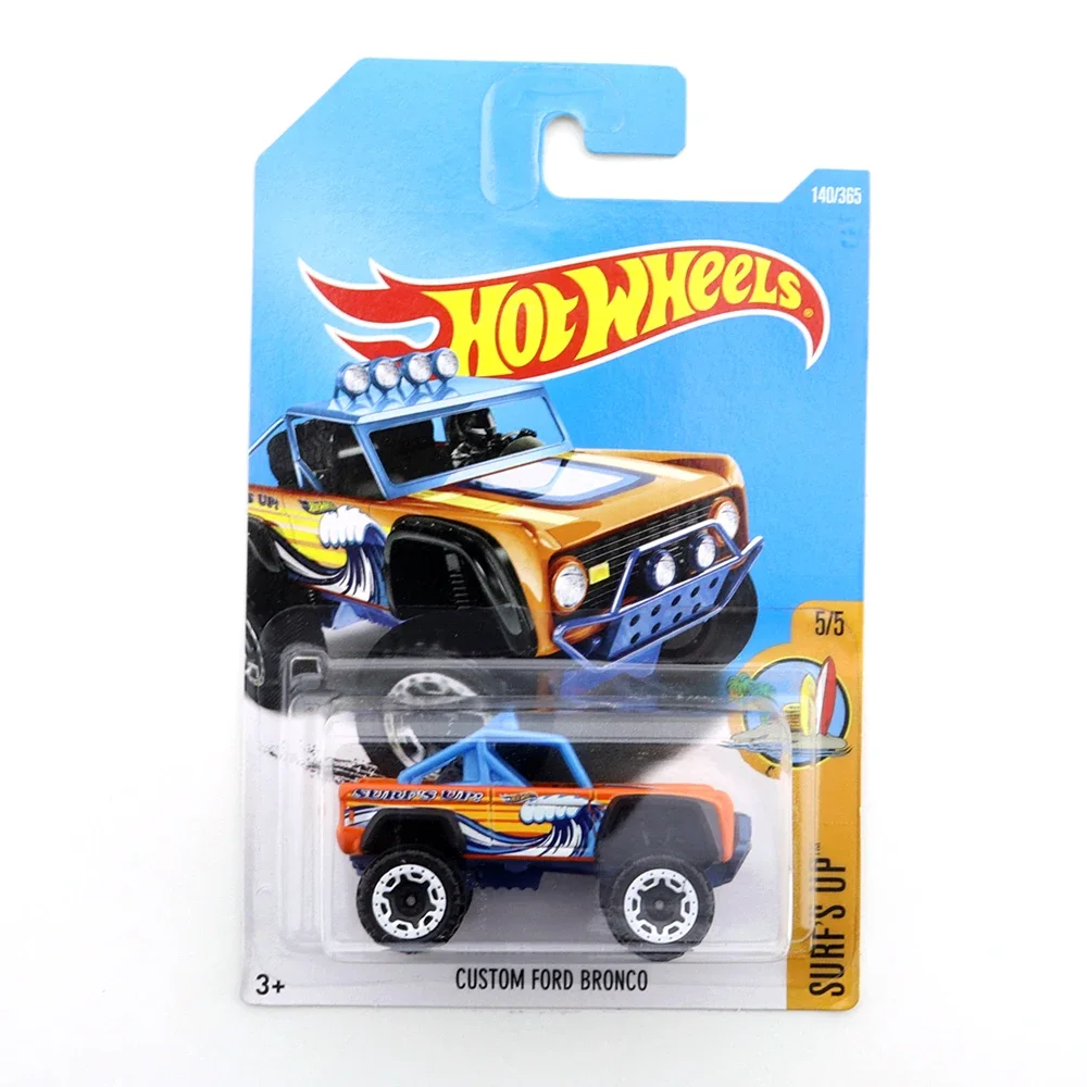 2021-163 Hot Wheels CUSTOM FORD BRONCO Mini Alloy Coupe 1/64 Metal Diecast Model Car Kids Toys Gift