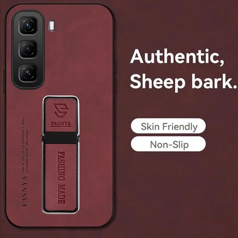 

For infinix Hot 60 Pro Plus 5G Case Luxury Car Magnetic Holder Phone Cases For infinix Hot 60i 60 Pro Plus Leather Back Cover