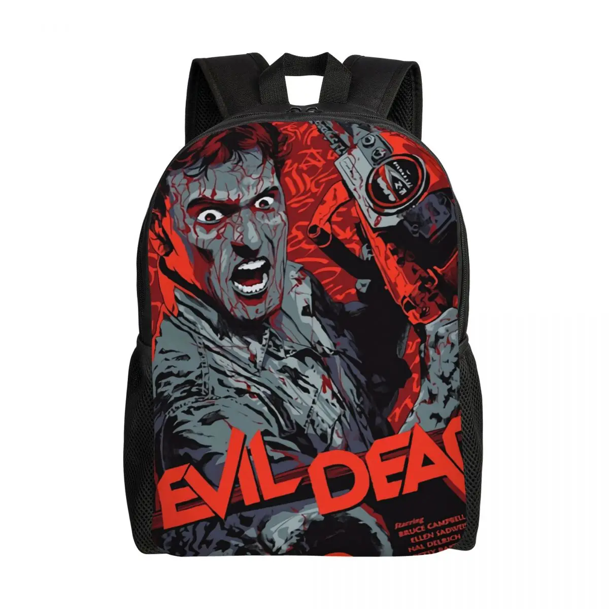 Personalized Evil Dead Backpack Men Women Basic Bookbag for School College Supernatural Horror Movie Bags