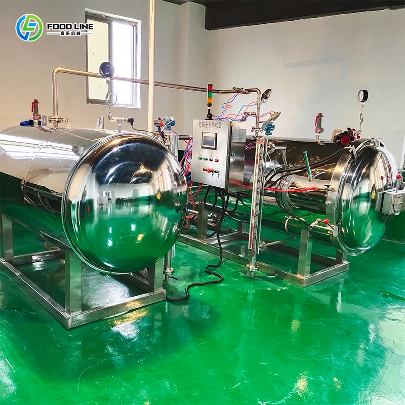 Vertical Autoclave Sterilizer 50L Canned Food Retort Machine High Pressure Steam Sterilization Equipment for Food Processing