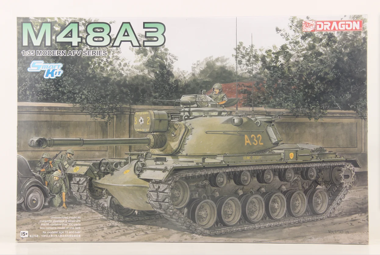 

DRAGON 3546 1/35 US M48A3 Patton w/U.S. Marine Corps, Figure (Plastic model)