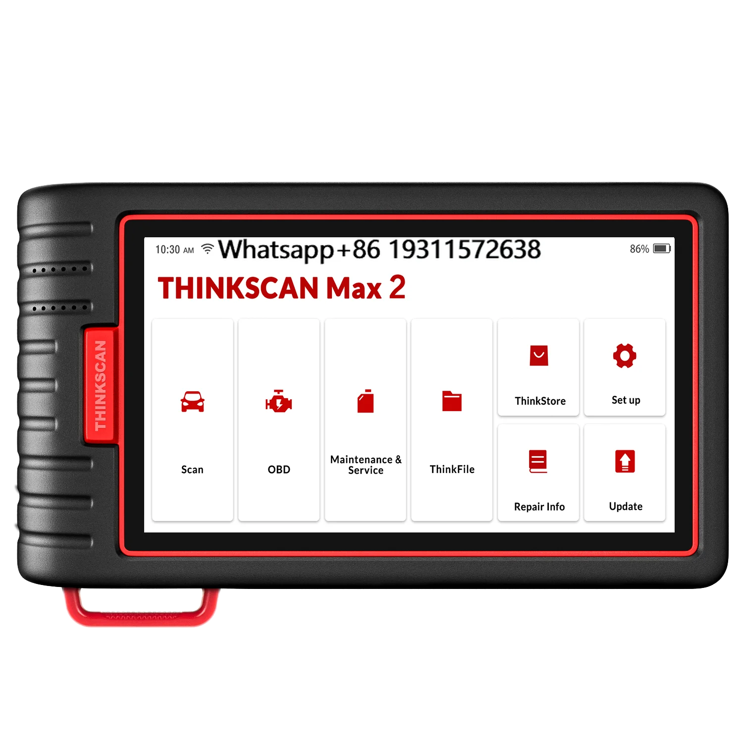 

THINKCAR Thinktool ThinkScan Max 2 Full System Lifetime Free AF DPF IMMO 28 Reset ECU Coding OBD2 Scanner Support CANFD for G-M