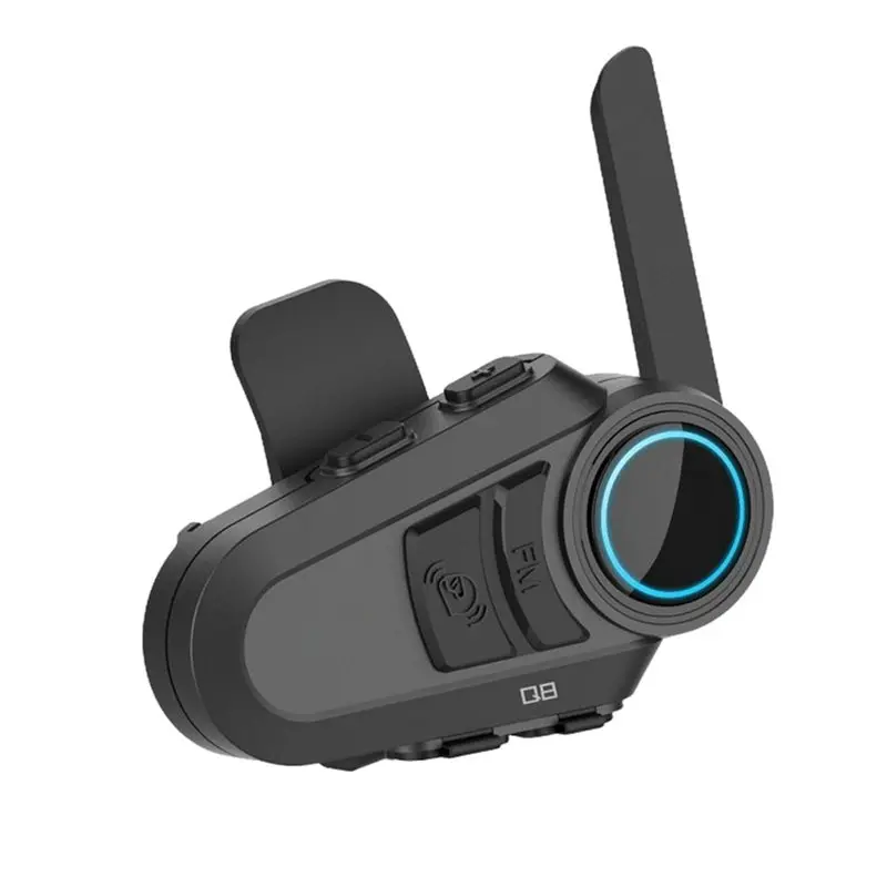 Headset For 24 Riders Motorcycle Helmet Headset Qualcomm Mesh Intercom Remote Walkie Talkie Interphone