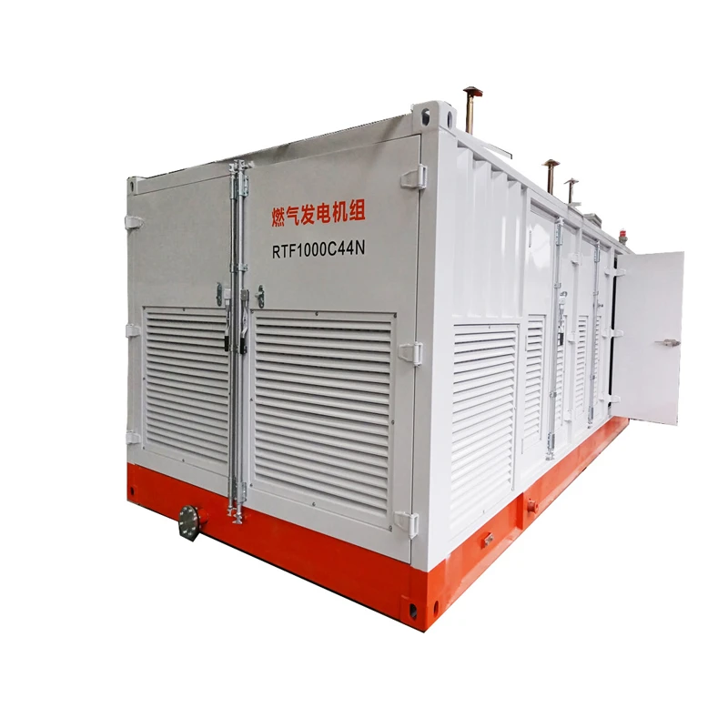 Aangepaste 1Mw Gas Generator Set Bio Cng Natuurlijke 5Mw Natuurlijke