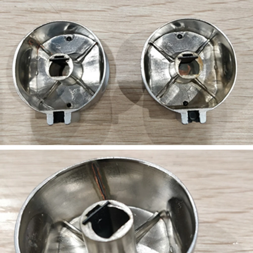 

4pcs Gas Stove Knob Metal Button Durable On-Off Switch Home Restaurant Adjustable Long Lasting Easy Install Kitchen Bar Supplies