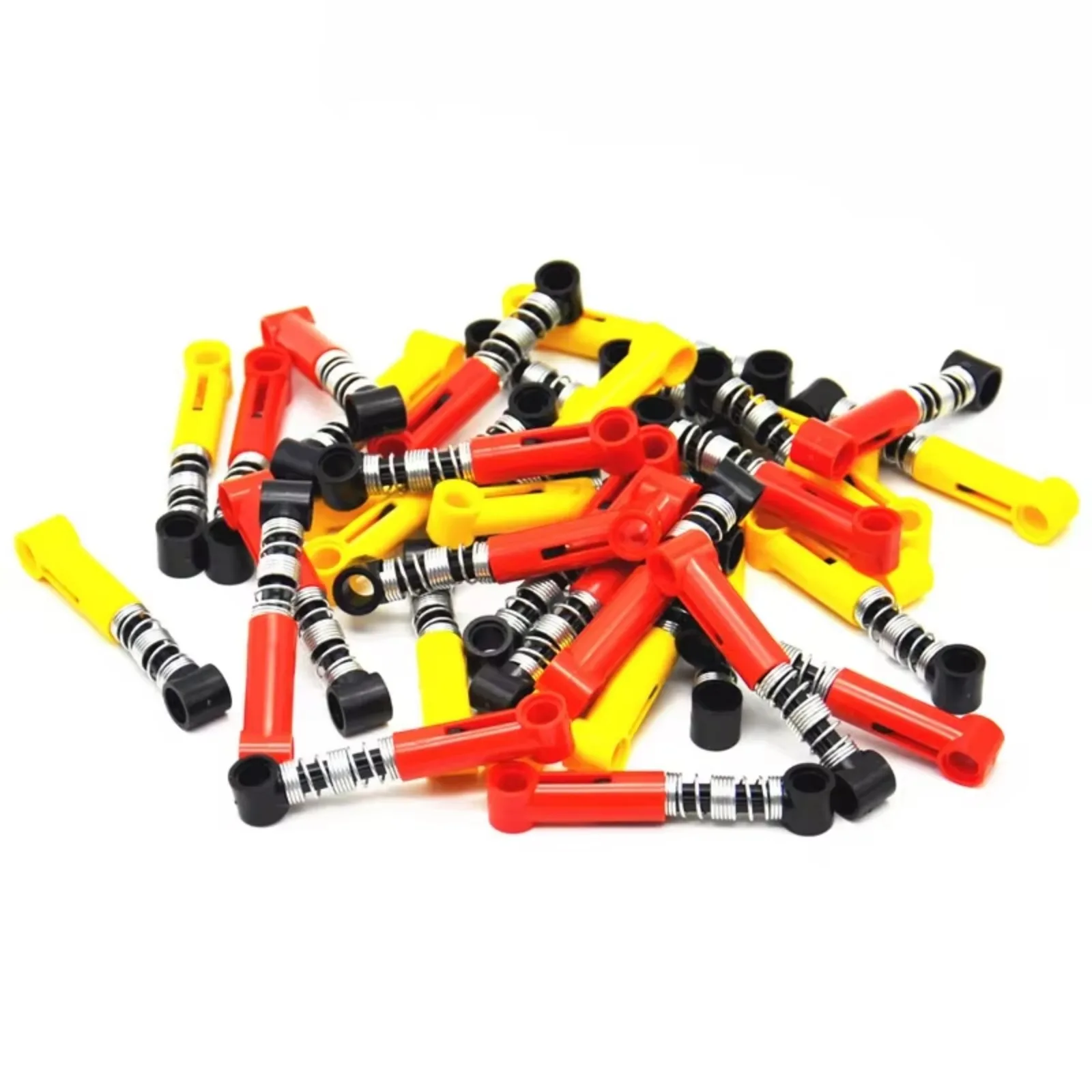 4PCS Shock-Absorbing Building Blocks Arms with Dual Spring System for Kids DIY Educational STEM Toys
