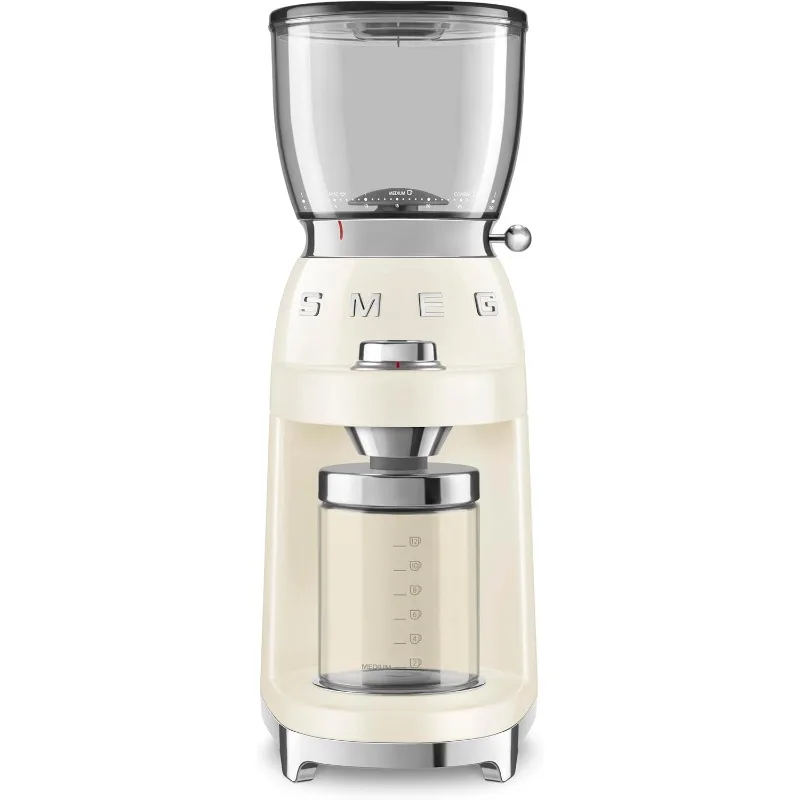 SMEG Retro Electric Coffee Grinder (Cream)