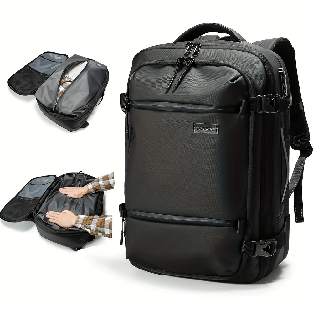 Men Travel Backpack vacuum compression 40L Laptop Backpack Business Large Capacity school Backpack Expanded Hiking backpack