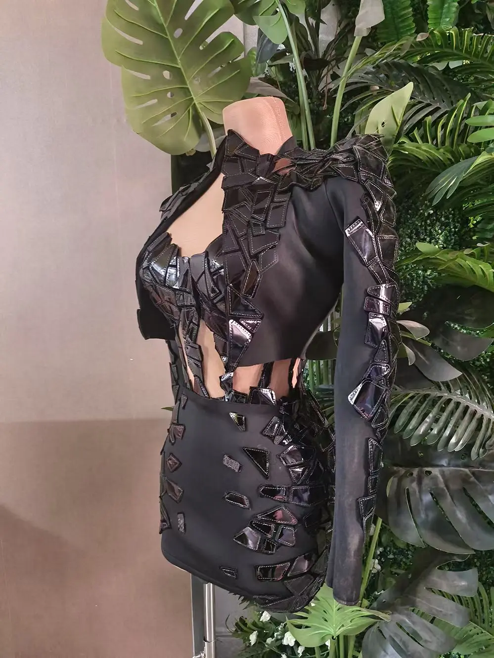 クラシックなスパンコールステージショークロップトップミニスカートジャケット3点セットナイトクラブ音楽祭ドレスアップバーパフォーマンス衣装スイピアン