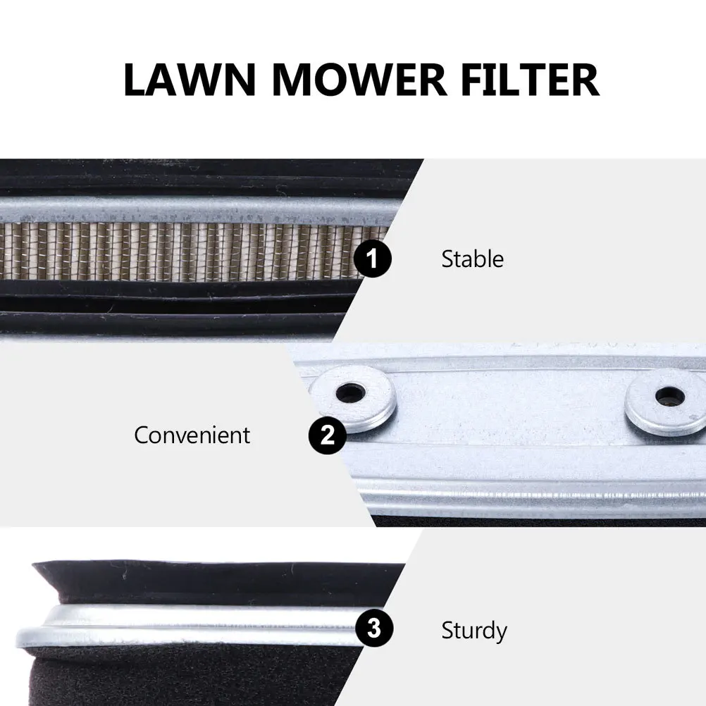 

1 pc Lawn Mower Air Filter Premium Iron Sponge Long Lasting Engine Protection For Grass Cutter Brush Trimmer Filter