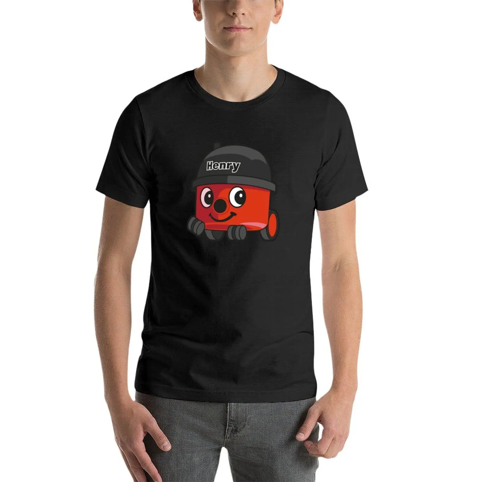 Henry Hoover T-Shirt vintage clothes summer tops plain white t shirts men image 4