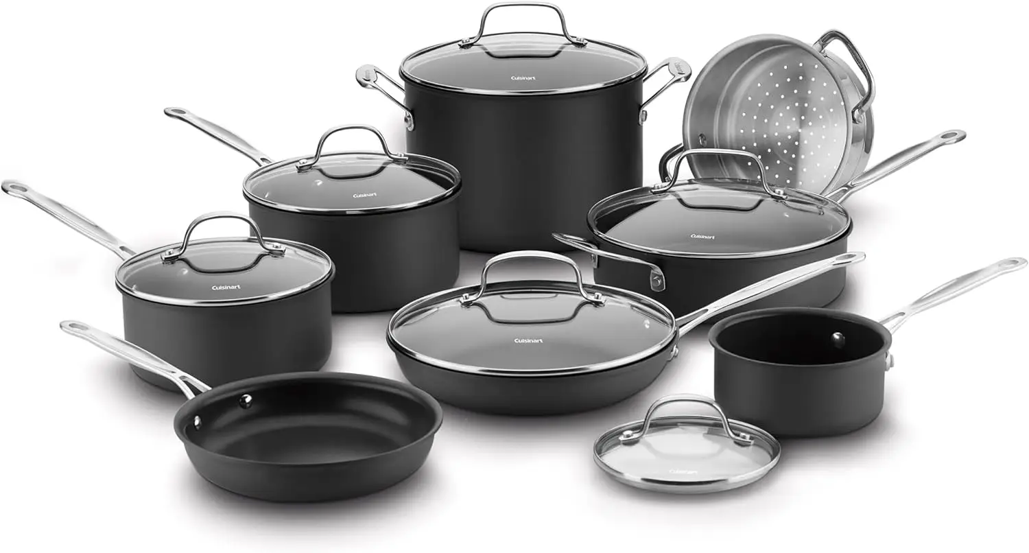 Chef's Classic™ Nonstick Hard Anodized 14 Piece Set, 66C-14