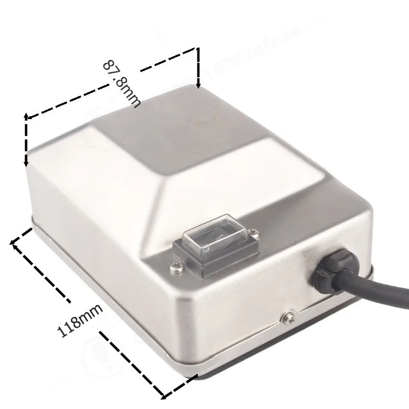 4W BBQ Rotisserie Motor 15kg Capacity Stainless Steel Spit Roaster Motor Heavy Duty Electric Grill Rotating Motor for Barbecue