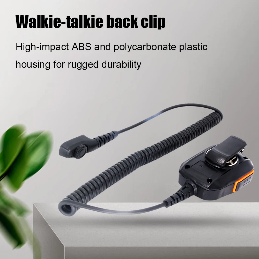SM18N2 Walkie Talkie Radio bidirezionale vivavoce Clip posteriore Jack audio da 3,5 mm Sostituzione IP54 per Hytera HYT PD702 PD700 PD700G