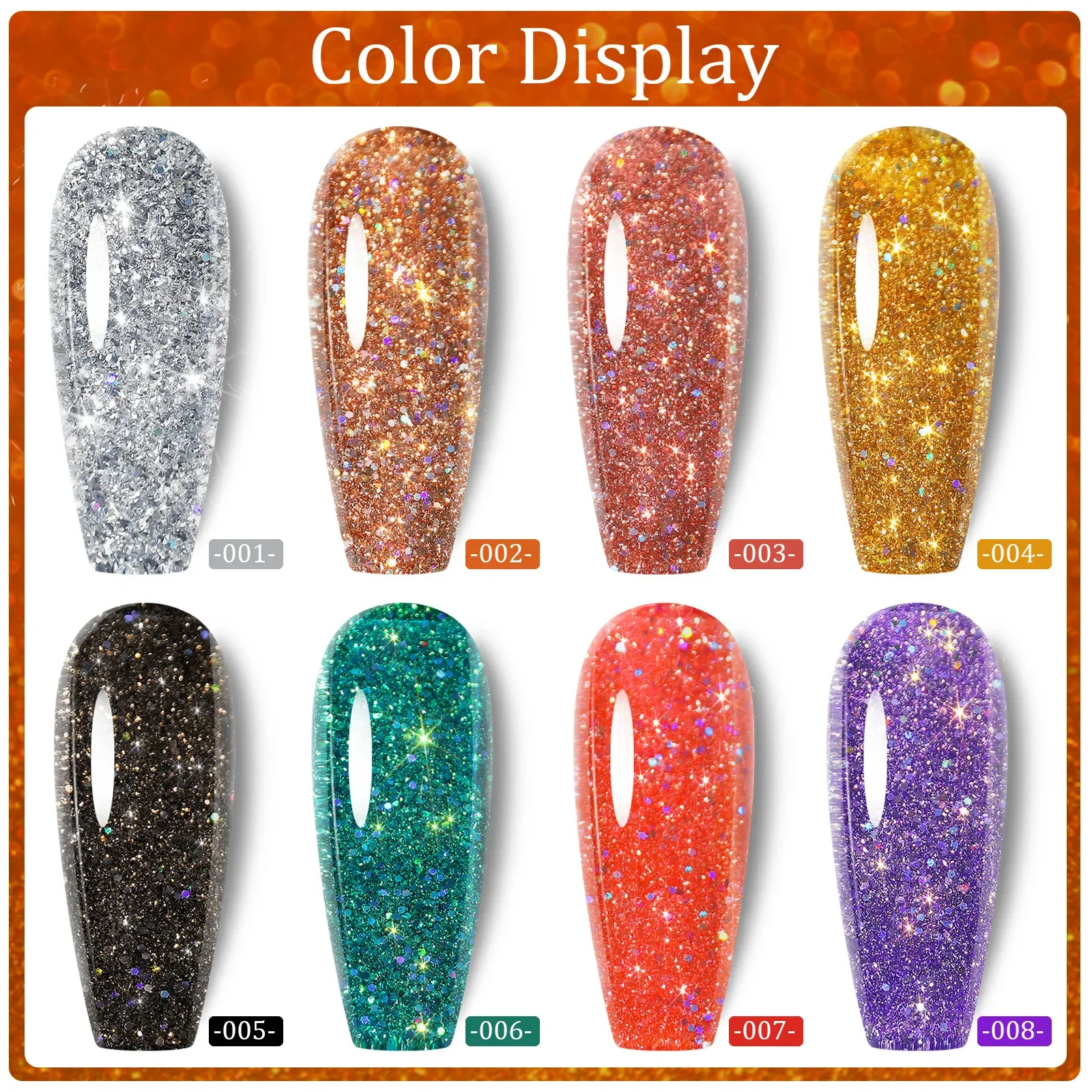 Sparkling Galaxy Star Glitter Laser Nail Polish New Popular Diamond Glue Nail Salon Exclusive Crushed Broken Diamond Nail Polish