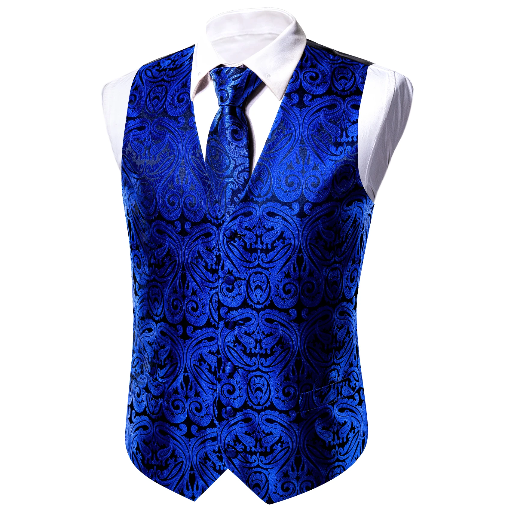 Królewski Niebieski Zestaw 5 E – Pocket Square Set recenzja i cena