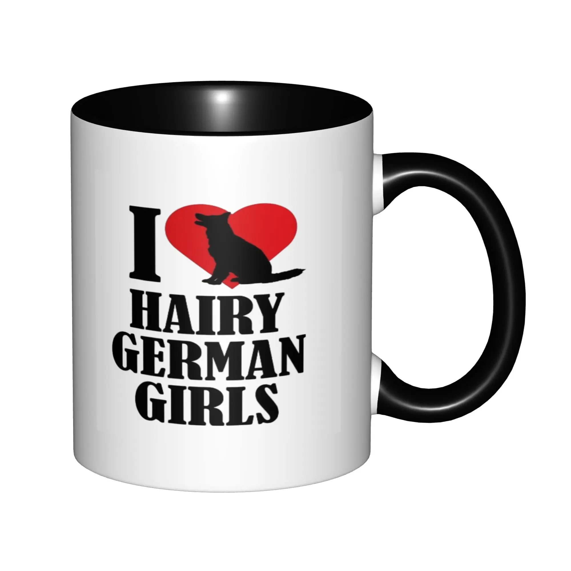 

Funny Mug - German Shepherd Dog GSD K9 Dog Lover I Love Hairy German Coffee Mugs For Birthday Coffee Mugs Ceramic Tea Cups 11oz