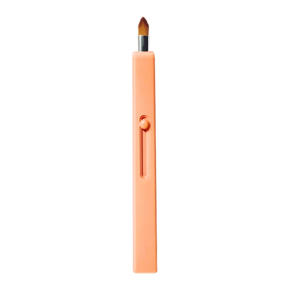 

1pc Retractable Lip Brush High Quality Portable Compact Makeup Accessory Gloss Applicator for Beauty Salon Home Use Women Gift