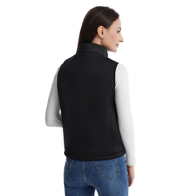 Winter Heating Vest 9 Area Stand-up Collar Heated Vest Men Women Heating Outdoor Sports Jacket Vest(Not Included The Power Bank) view 2
