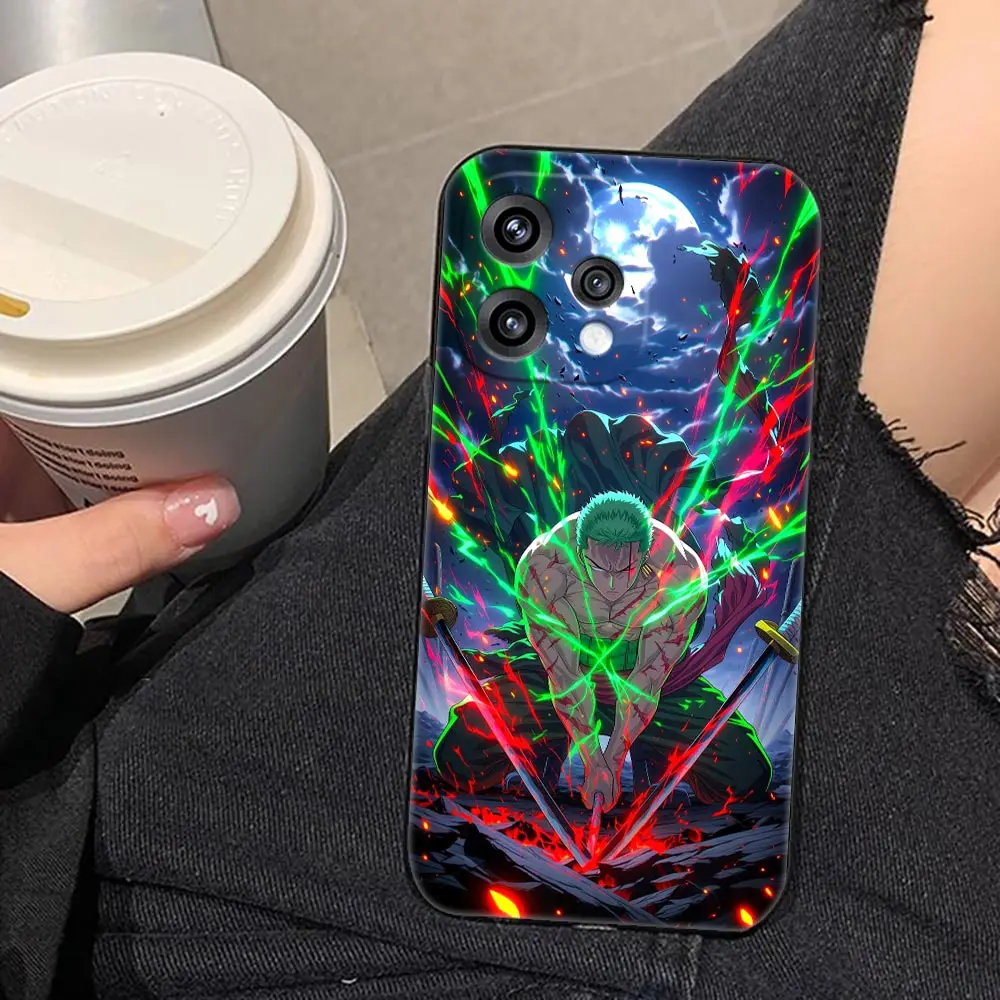 Phone Case For OPPO RENO 15 15F 14 14F 13 13F 12 11 11F 10 8T 8 7 6 5 4 4F LITE Pro Plus Shell Cover One P-Piece Luffys Zorro