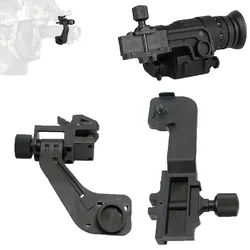 Tactical Polymer NVG Mount Set Night Vision J Arm Mount Adapter fits Helmet Pvs14 Pulsar GS1X20 for Hunting Rifle Sighting Scope