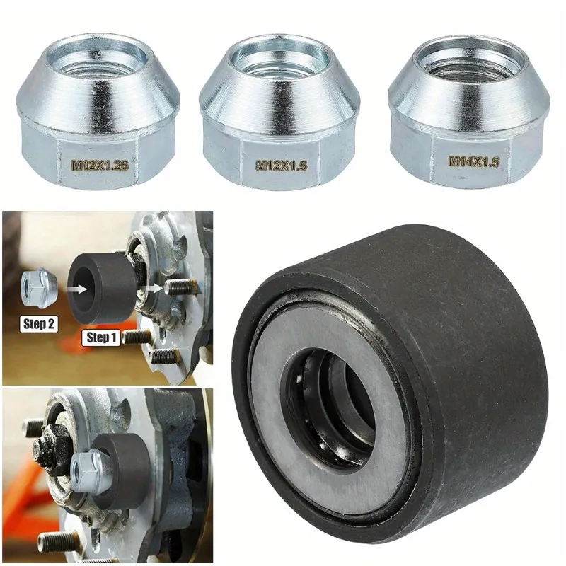 1Set Wheel Stud Installer Tool M12x1.25 M12x1.5 M14x1.5 Wheel Stud Installer 22800 Wheel Stud Installer Replace Most All Automotive