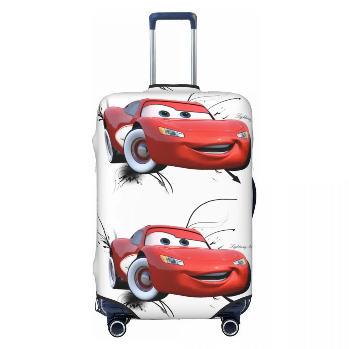 

Custom Custom Lightning Mcqueen Cars Luggage Cover Protector Washable Cars Travel Suitcase Covers