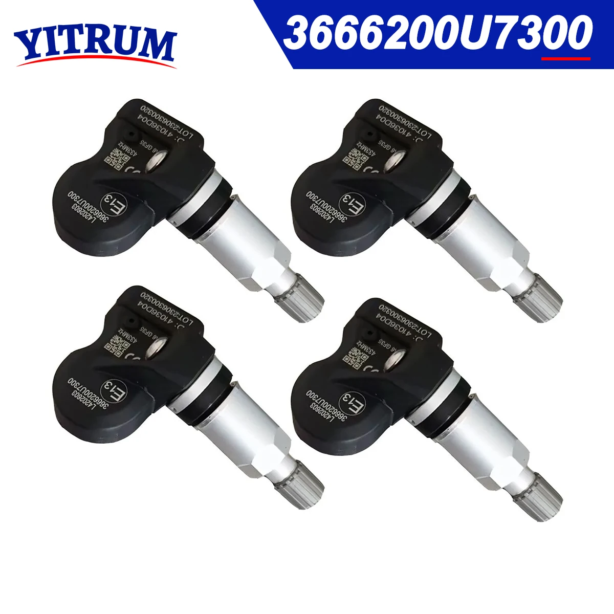 

3666200U7300 For JAC Hunter Sehol J7 X7 X8 T8 Geely Jiaji VF11 Okavango VX11 TPMS Tire Pressure Sensor 6606737042 433MHz