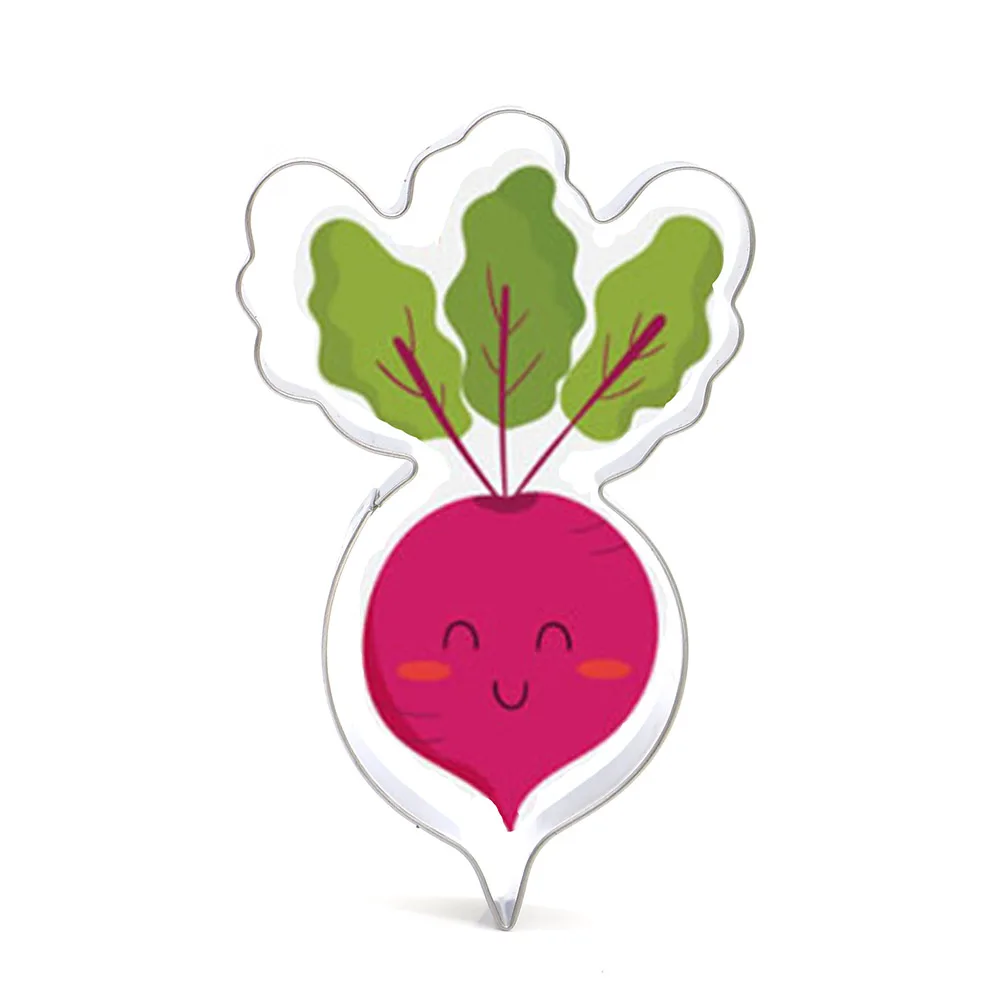 

12Pcs Stainless Steel Vegetable Cookie Cutters Set Non-Rust Mold for Baking Cake Fondant Candy Ice Cube Craft Making