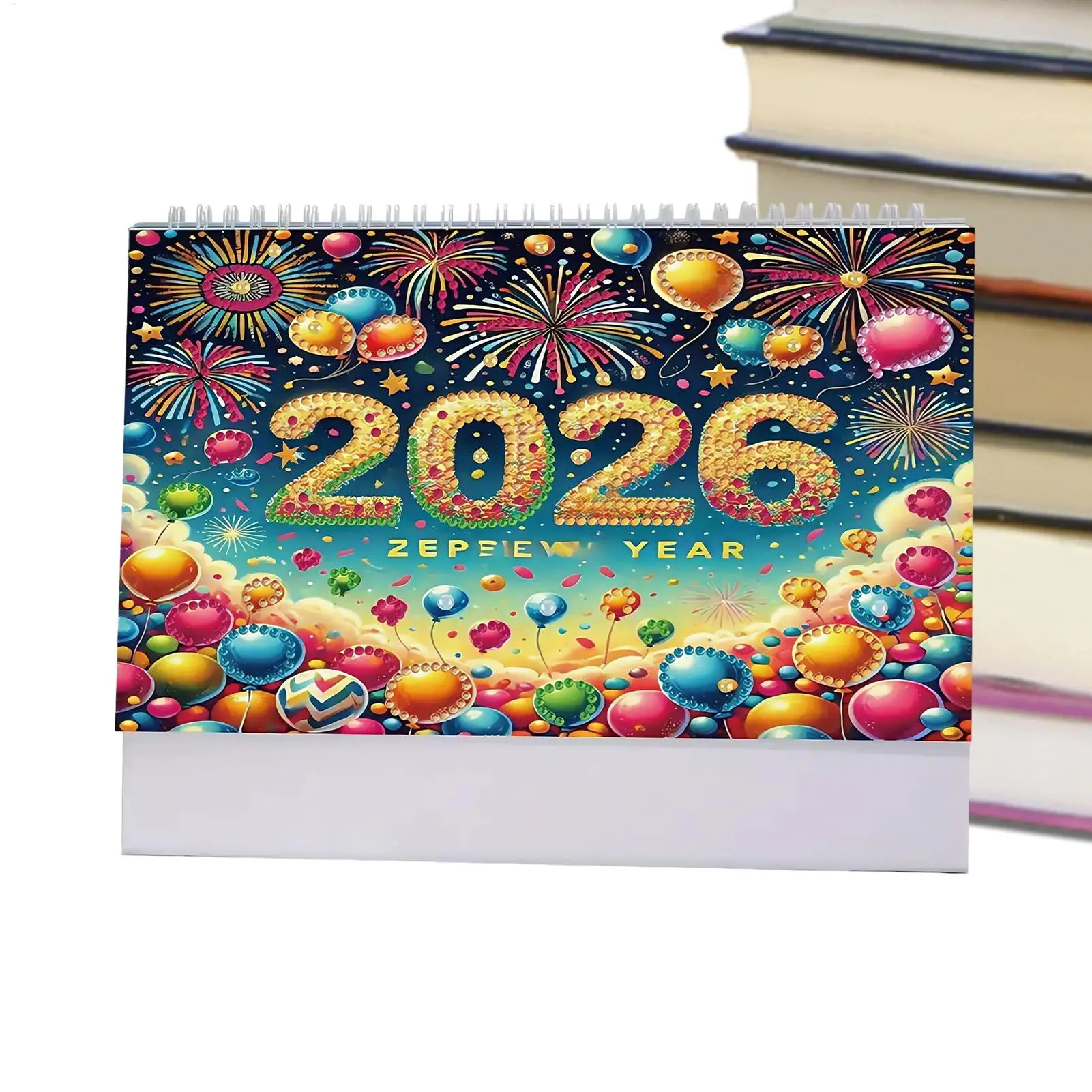 2026 تقويم مكتبي عمودي لتقوم بها بنفسك لوحة فنية ماسية تقويم شهري لسطح المكتب قائمة المهام تقويم التخطيط للمكتب المنزلي #4