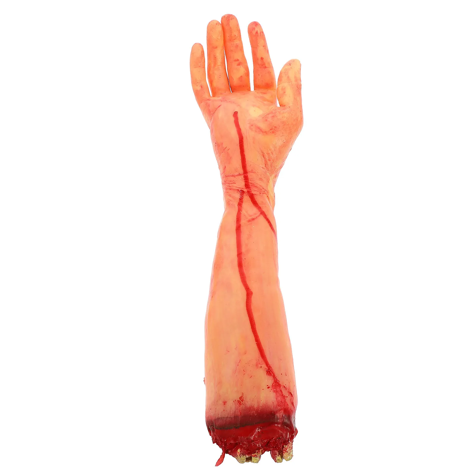 

Halloween Broken Arm Prop Decor Realistic Fake Separated Arm Decoration for Party Layout Scary Horror Festival Decoration