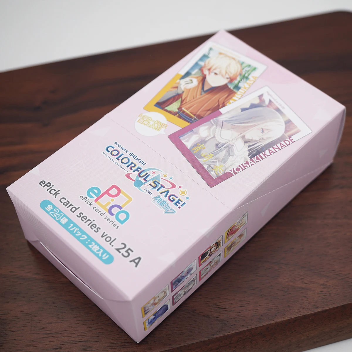 

Проект SEKAI, том... Карта Epica PJSK EPICA с персонажами игры 25 A Game: Цукаса Эму, Руи Саки, Коханэ Канадэ