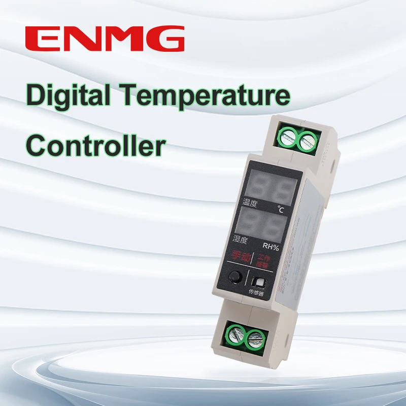 ENMG LED display temperature and humidity integrated controller ETH60 air moisture dehumidification thermostat temperature contr