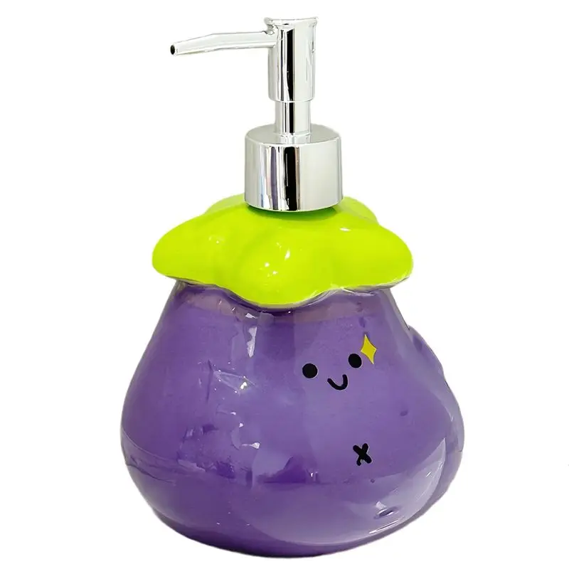 

Mar. Sub-Bottle Body Wash Shampoo Hand Bottle Accessories Eggplant Lotion Bottle Bathroom Toilet B