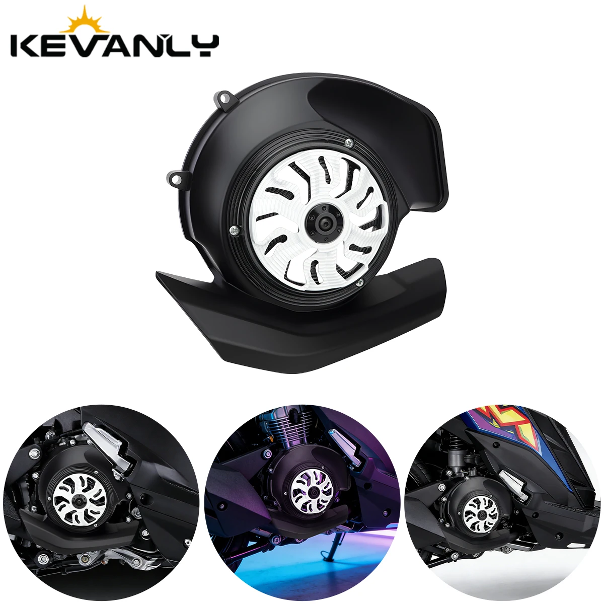 

Motorcycle Scooter Engines Cooling Fan Cover Durable Heat Resistant Engine Radiator Guard Modified Parts Suitable for Yamaha MIO