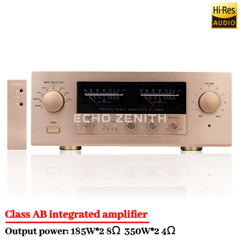 Reference Accuphase P1000 Class AB High-power Amplifier with Bass and Treble Adjustment,remote Control,HiFi Integrated Amplifier
