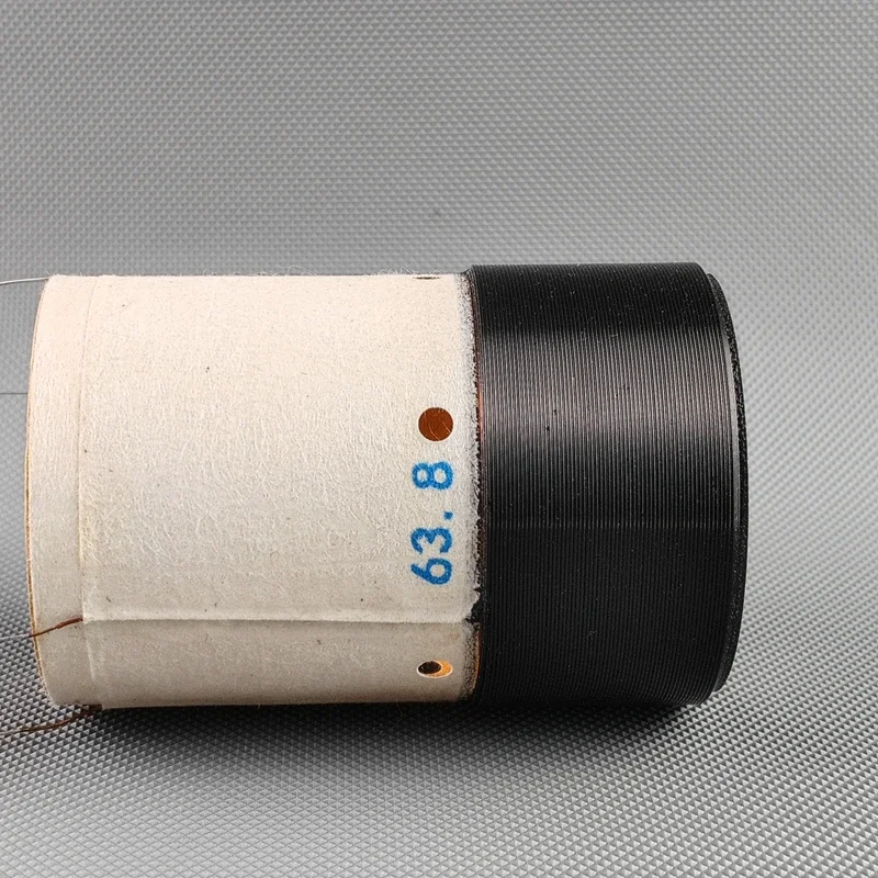 

1Pcs 63.8mm Voice Coil For Woofer Bass Speaker Repair Double Group Winding 4 Ohm + 4 Ohm 4F Voice Coil
