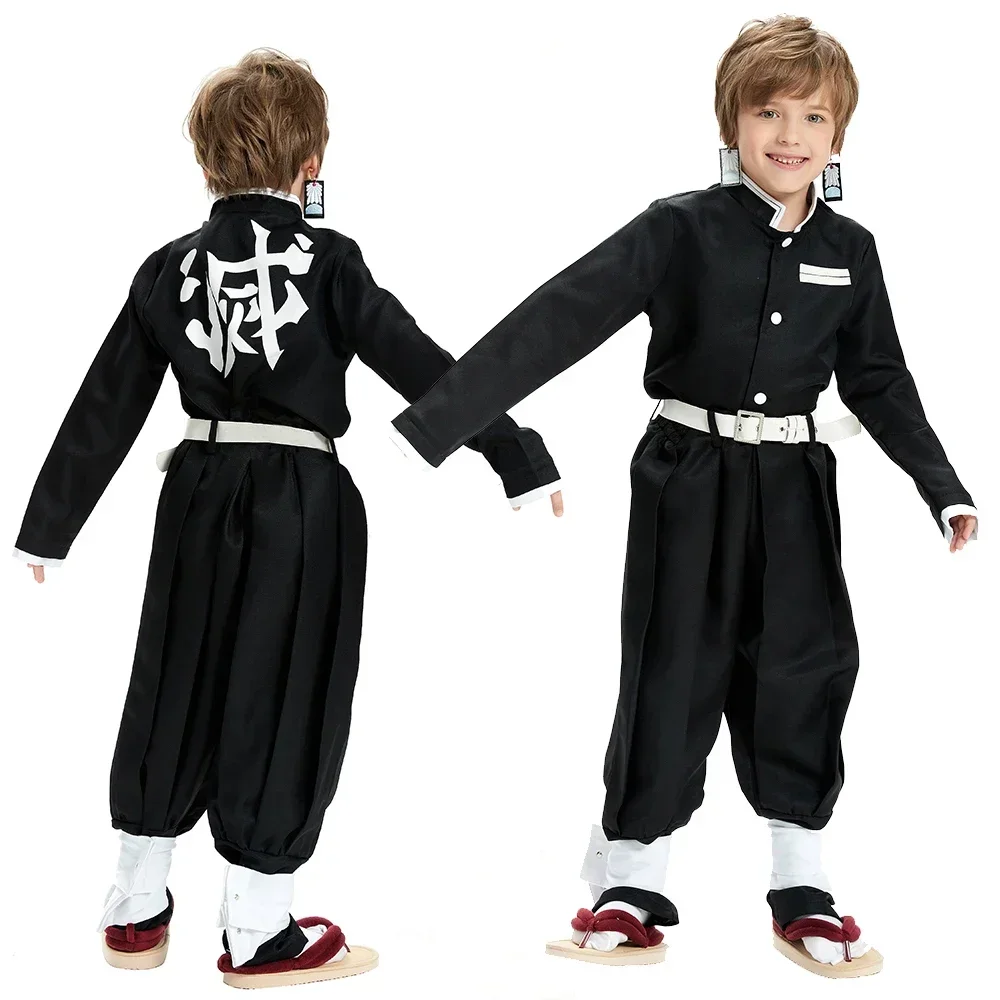 2025 أزياء الهالوين كامادو تانجيرو التأثيرية فانتاسي للأطفال ملابس جونجينز أنيمي شيطان كوستوم القاتل Vermomming رف كيندرن