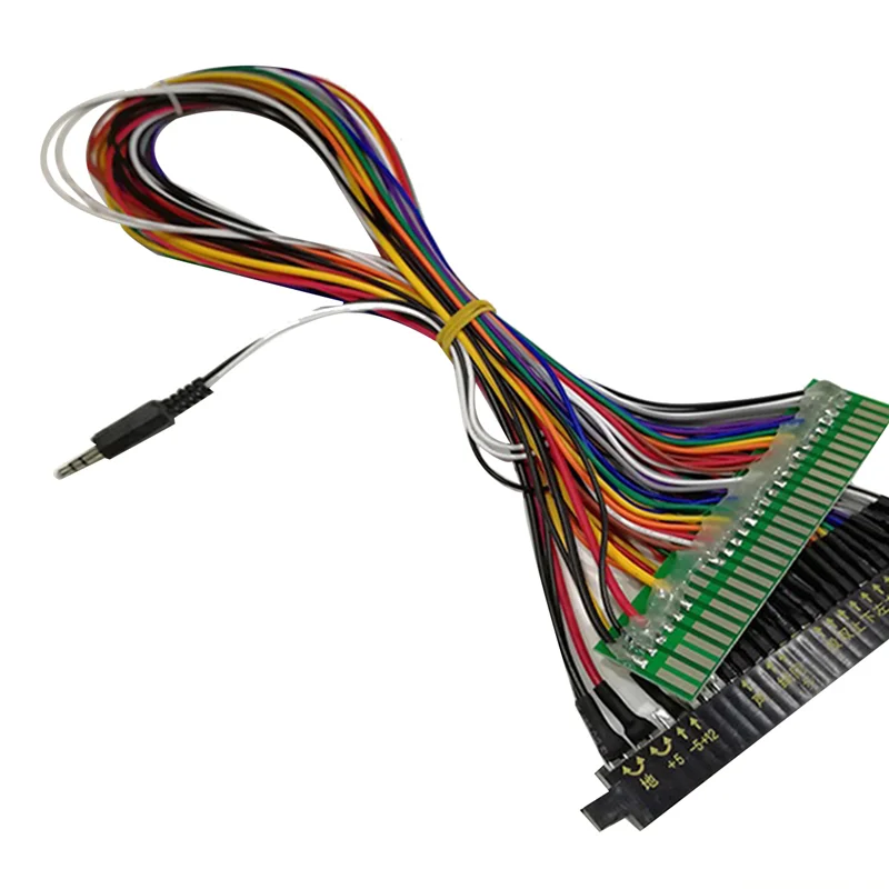 Abnp 28pin jamma cabo de extensão máquina jogo arcade jamma arnês conectores dedo ouro para peças jogo arcade moeda operador