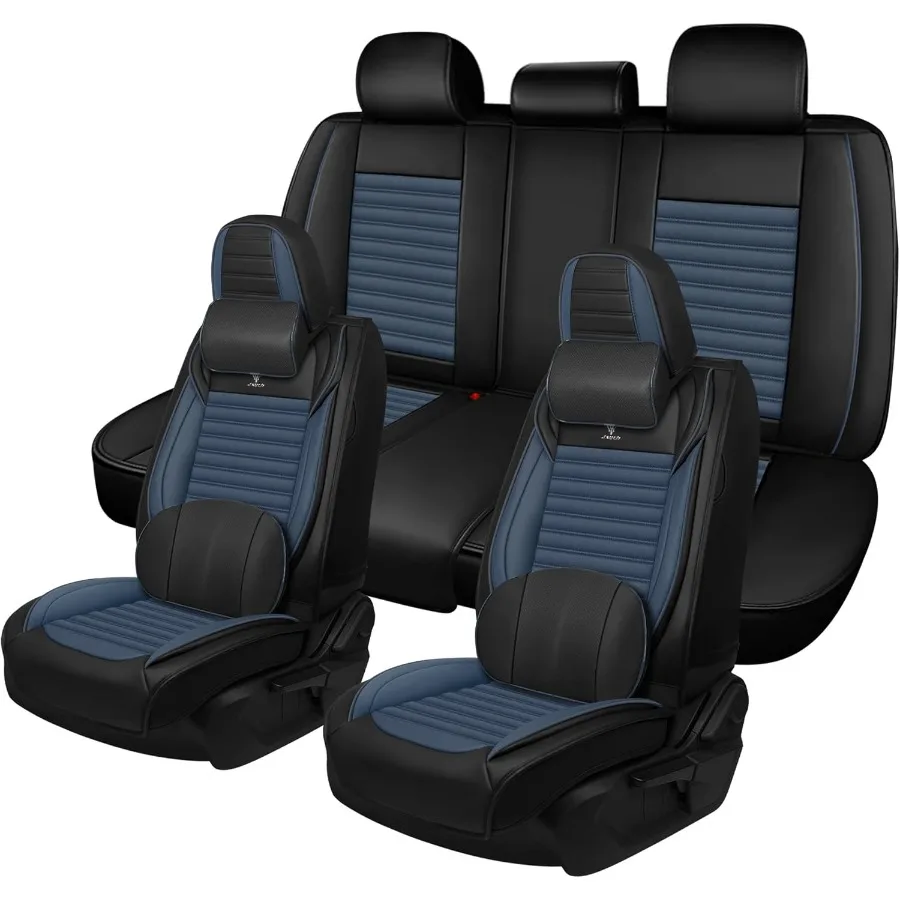 

Чехол на автомобильное сиденье, подходит для Chevy Equinox 20052024, дышащие и водонепроницаемые автомобильные модные чехлы на сиденья из искусственной кожи, нескользящие Eas