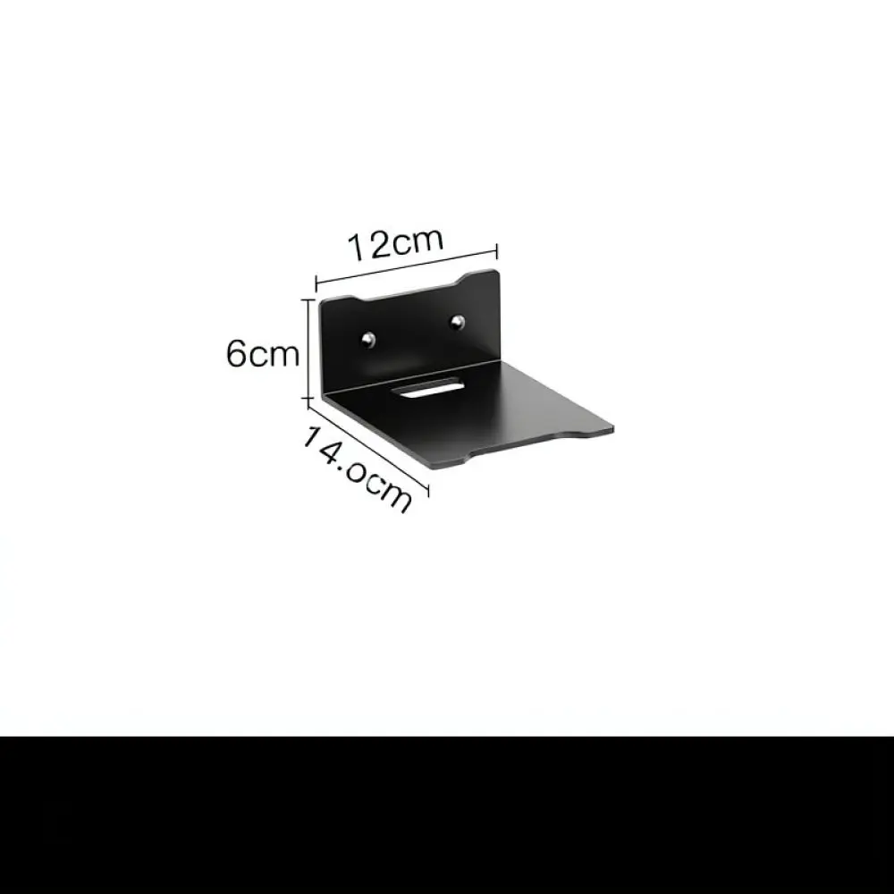 Acrylic Wall Shelf Adhesive Holder Stand For Security Camera Projector Clear Floating Display Rack Space Saving Organizer