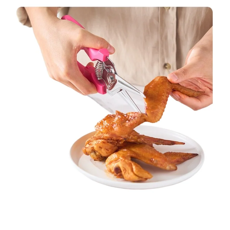 For Multifunctional for Kitchen Scissors Powerful Chicken Bone Scissors Magnetic Scissors Multifunctional