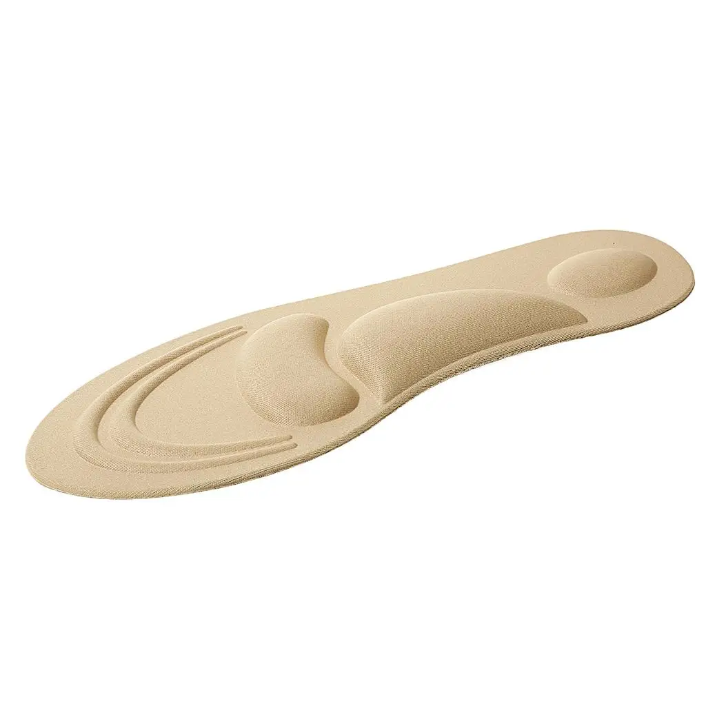 Full Length Relief Insole Flexible Cuttable Arch Insert Pad for Walking Heels Slippers and Sneakers Shoes