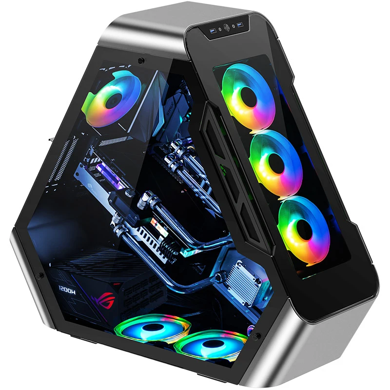 TR03-G/A ATX main chassis E-sports water-cooled game Personalized ATX version glass panel Computer case