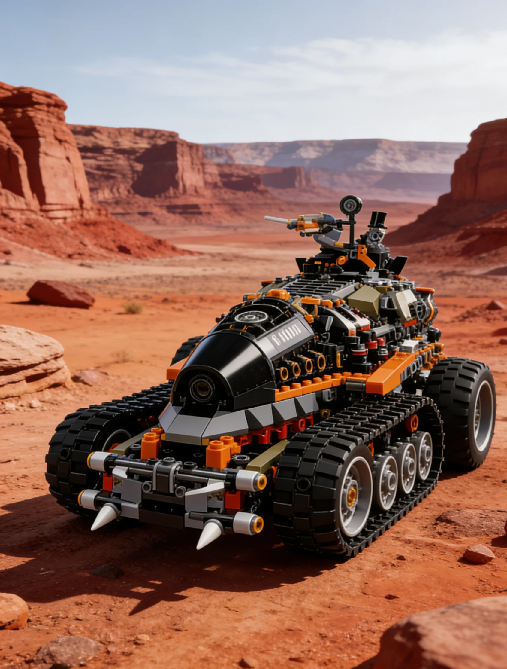 

Новая модель тяжелого внедорожного боевого автомобиля 2026 года: конструктор для самостоятельной сборки, креативная модель бронированного боевого транспортного средства