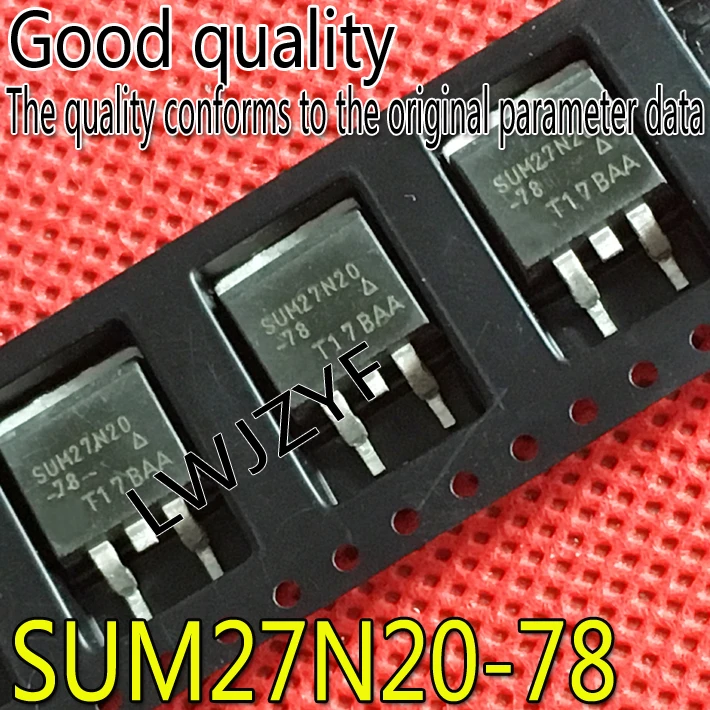 (5Pieces) New SUM27N20-78 SUM27N20 27A 200V TO-263 Fast Shipping