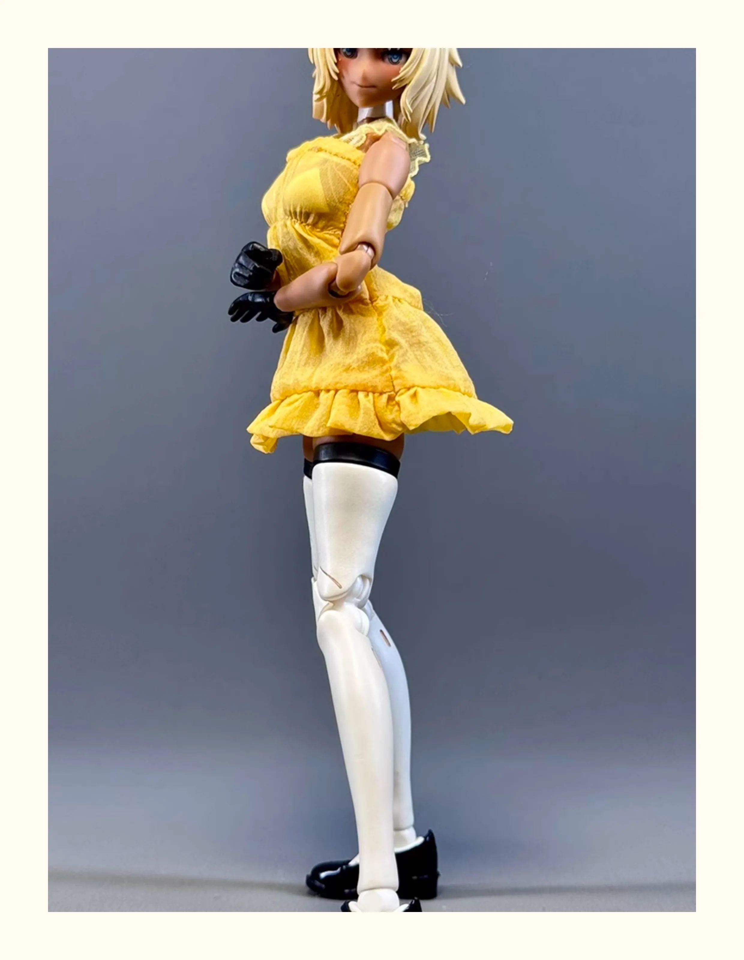 1/12 مقياس الإناث الدانتيل كعكة حزام فستان فوقي Ob11 Azone Figma آلهة جهاز Shf الأرنب فتاة الملابس ل 6in عمل أرقام نموذج