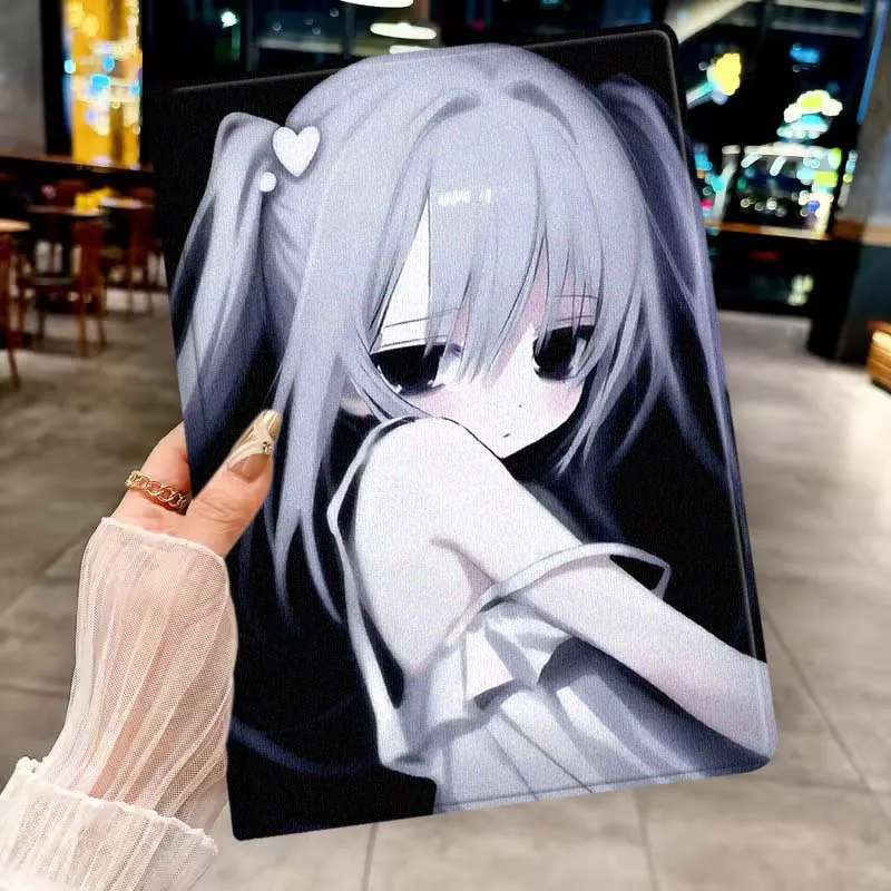 

Anime Cute Girl Soft For Apple iPad Pro Mini A16 A17 A14 4 5 6 7 6th 7th Gen 9.7 12.9 11 13 M4 inch Tablet Case